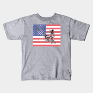 US Flag Crank Kids T-Shirt